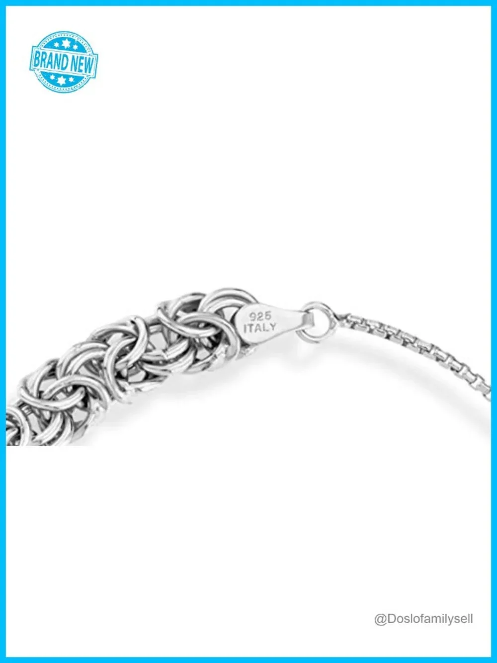 Italian 925 Sterling Silver 18K Gold Plated Byzantine Bolo Bracelet